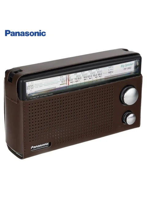 📻 راديو باناسونيك موديل RF-562DD2 الأصلي – صوت واضح وجودة يعتمد عليها. يدعم FM / MW / SW لالتقاط المحطات بسهولة وباستقبال قوي.
