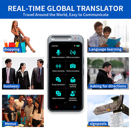 AI Voice Translator Z6 – Supports 138 Languages