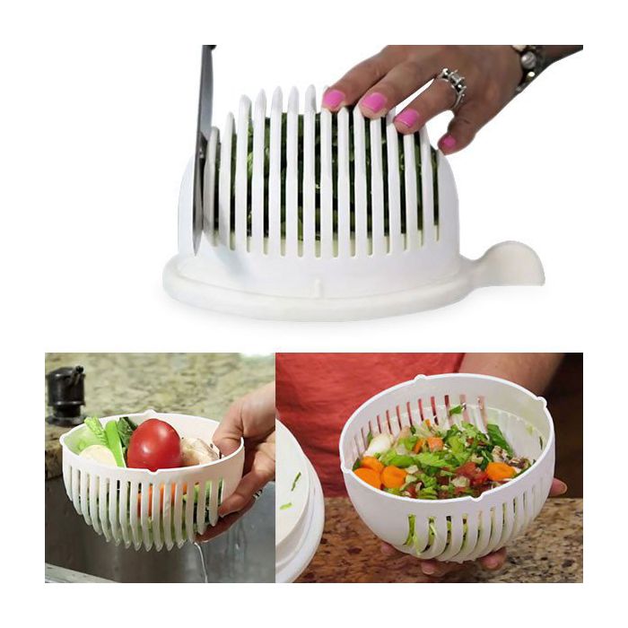 أداة وعاء تقطيع سلطة الخضار والفواكه