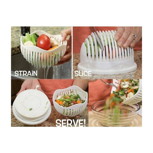 Vegetable and Fruit Salad Cutter Bowl Tool