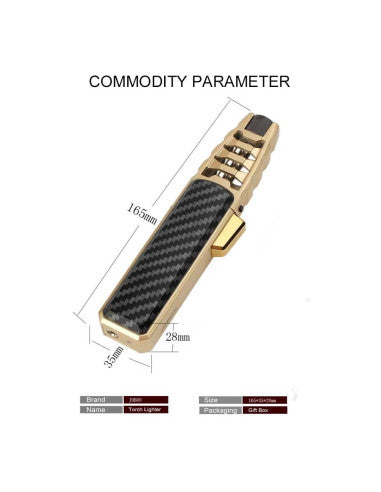 Safe and Durable】This kitchen torch lighter is made of zinc alloy and plastic, the lighter has a safety lock to prevent accidental ignition,